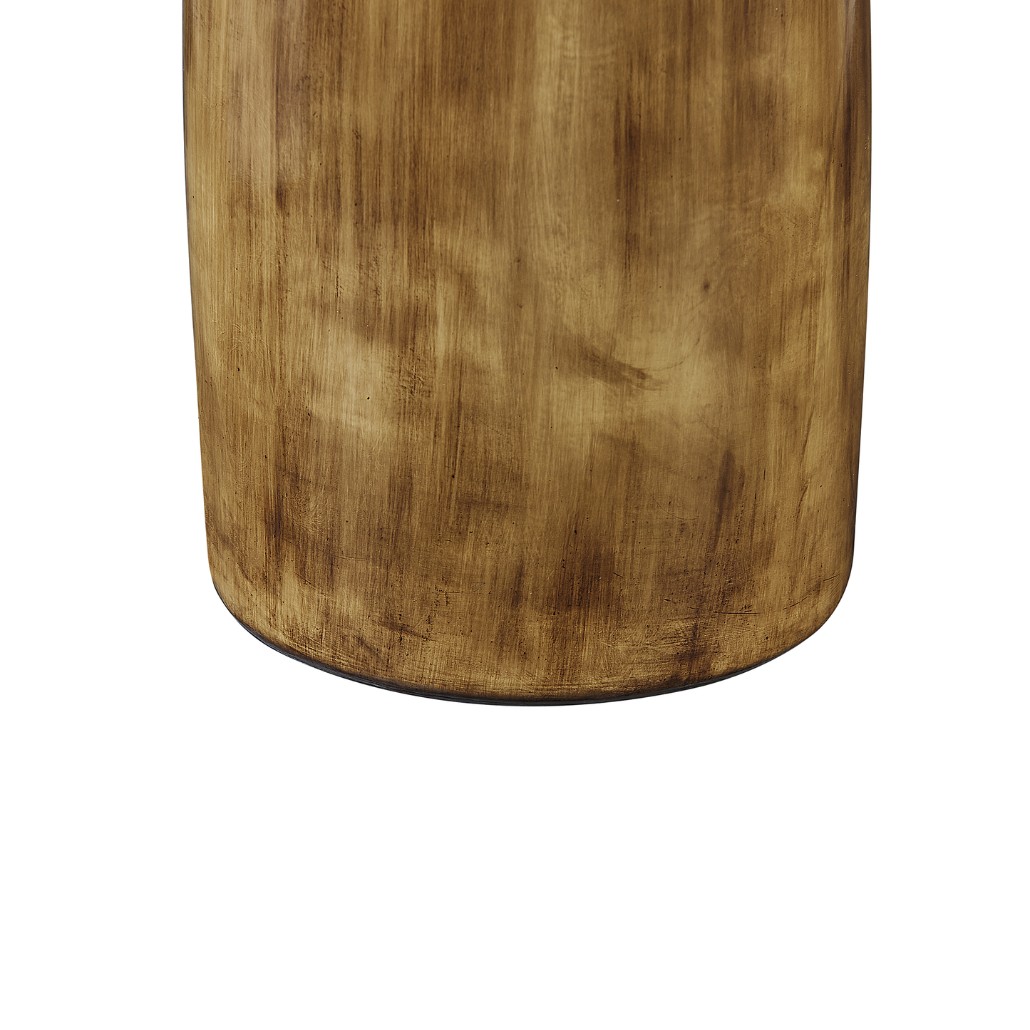 Dekovase CYRENE Keramik 50 cm Dunkelbraun