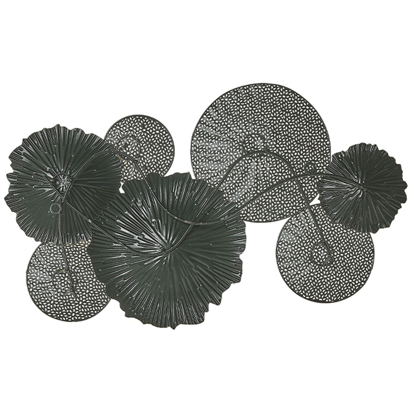 Wandobjekt ZIRCONIUM Metall 38 cm Schwarz