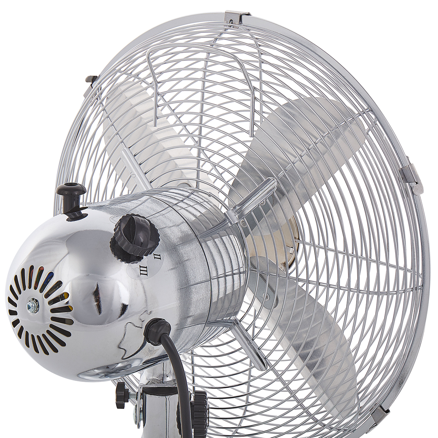 Tischventilator Metall silber 42 cm WENSUM