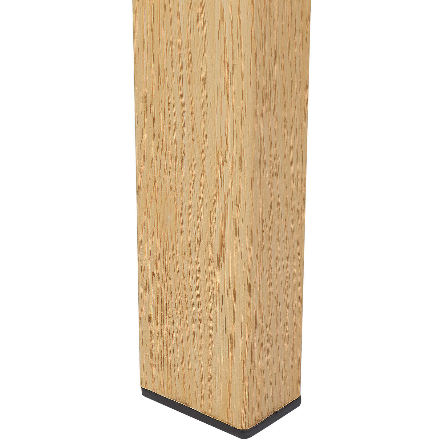 Esstisch Sicherheitsglas / heller Holzfarbton 130 x 80 cm TAVIRA