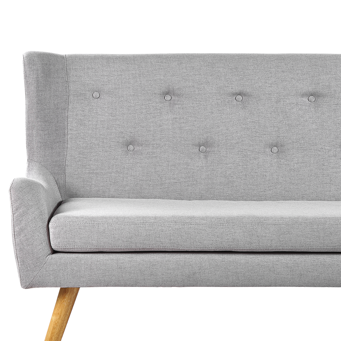 2-Sitzer Küchensofa hellgrau SKIBBY