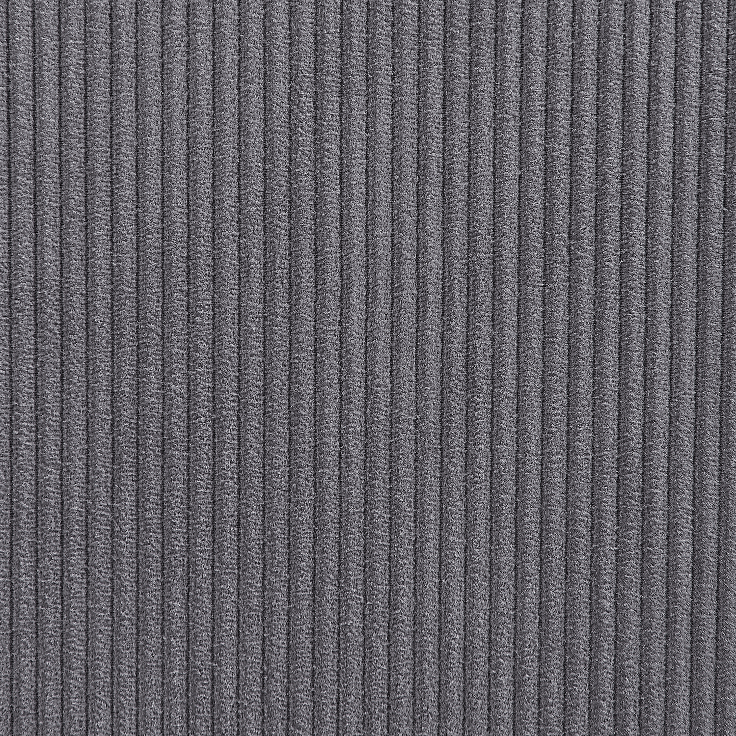 Ottomane Cord grau quadratisch 83 x 83 cm LEMVIG