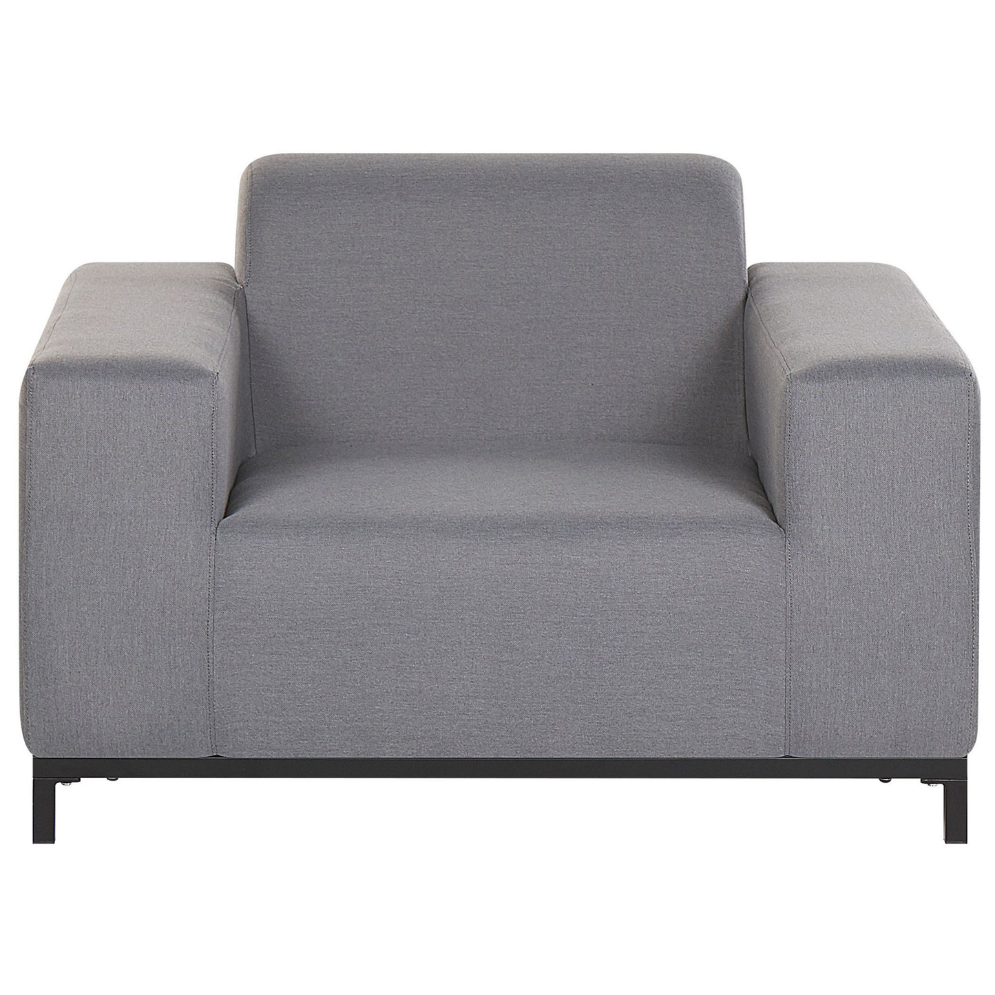 Lounge Set mit Tisch 5-Sitzer ROVIGO Grau