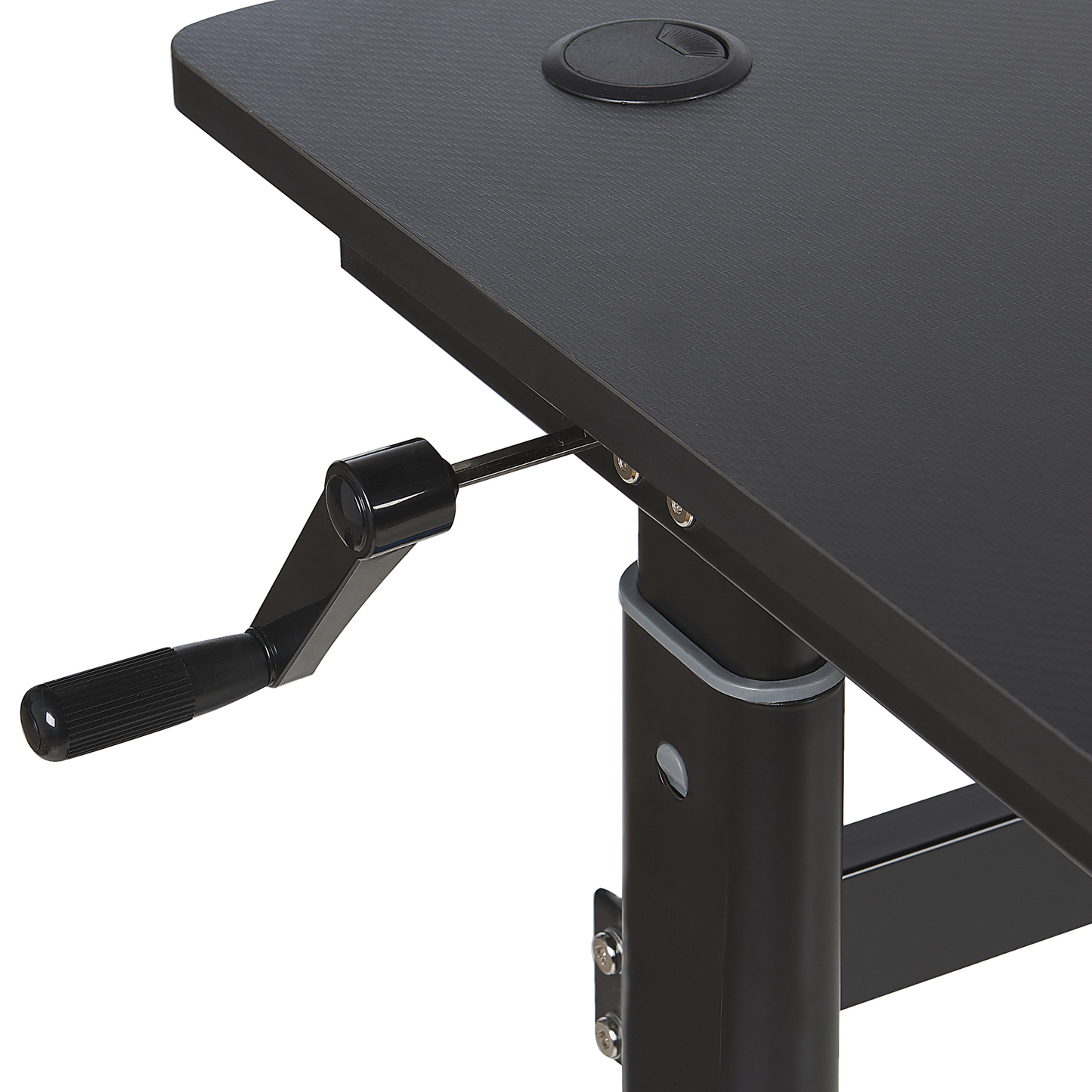 Spieltisch schwarz 120 x 60 cm RGB LED-Beleuchtung manuell verstellbar DURBIN