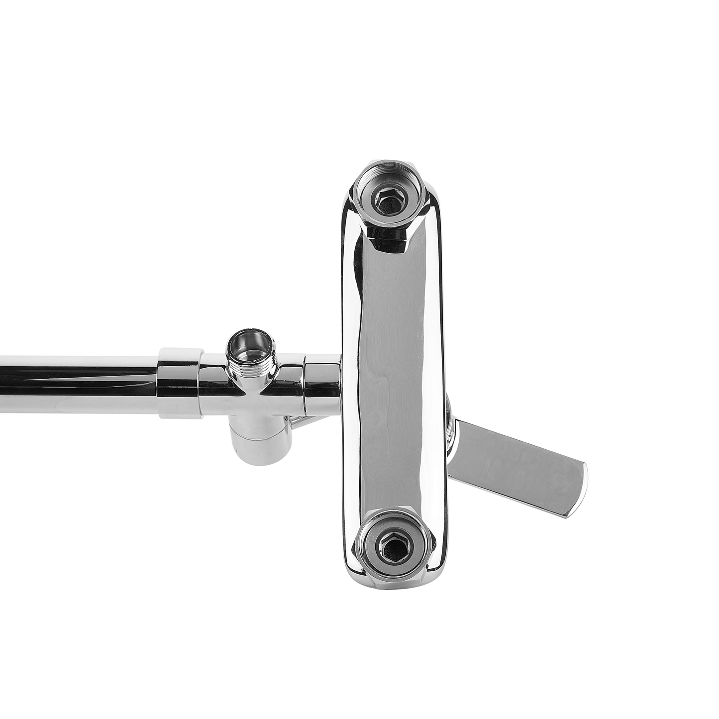 Duschset mit Mischbatterie und Regenbrause TINKISSO Silber