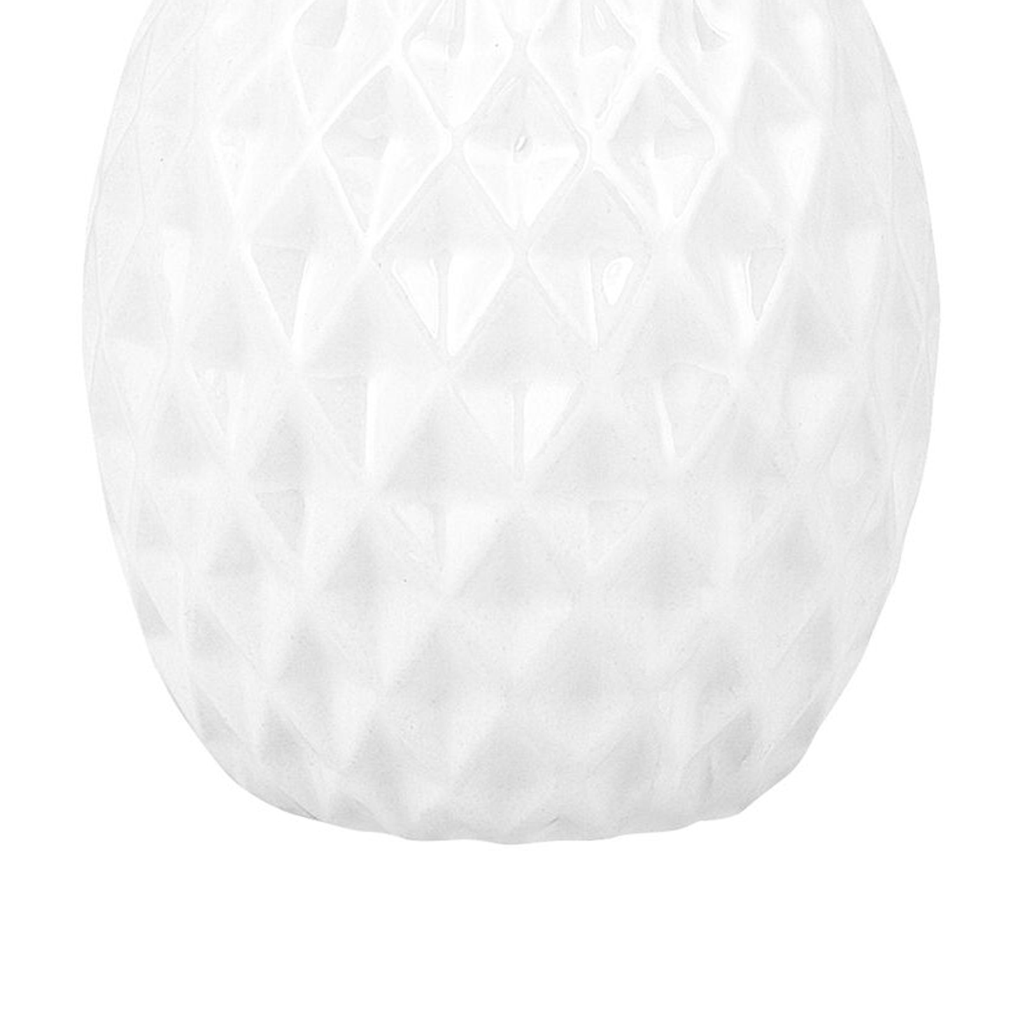 Dekofigur Ananas TYANA Keramik Weiss