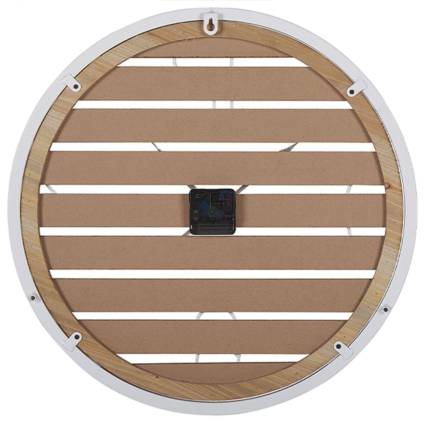 Wanduhr ARRIAGA 50 cm Holz Dunkelbraun