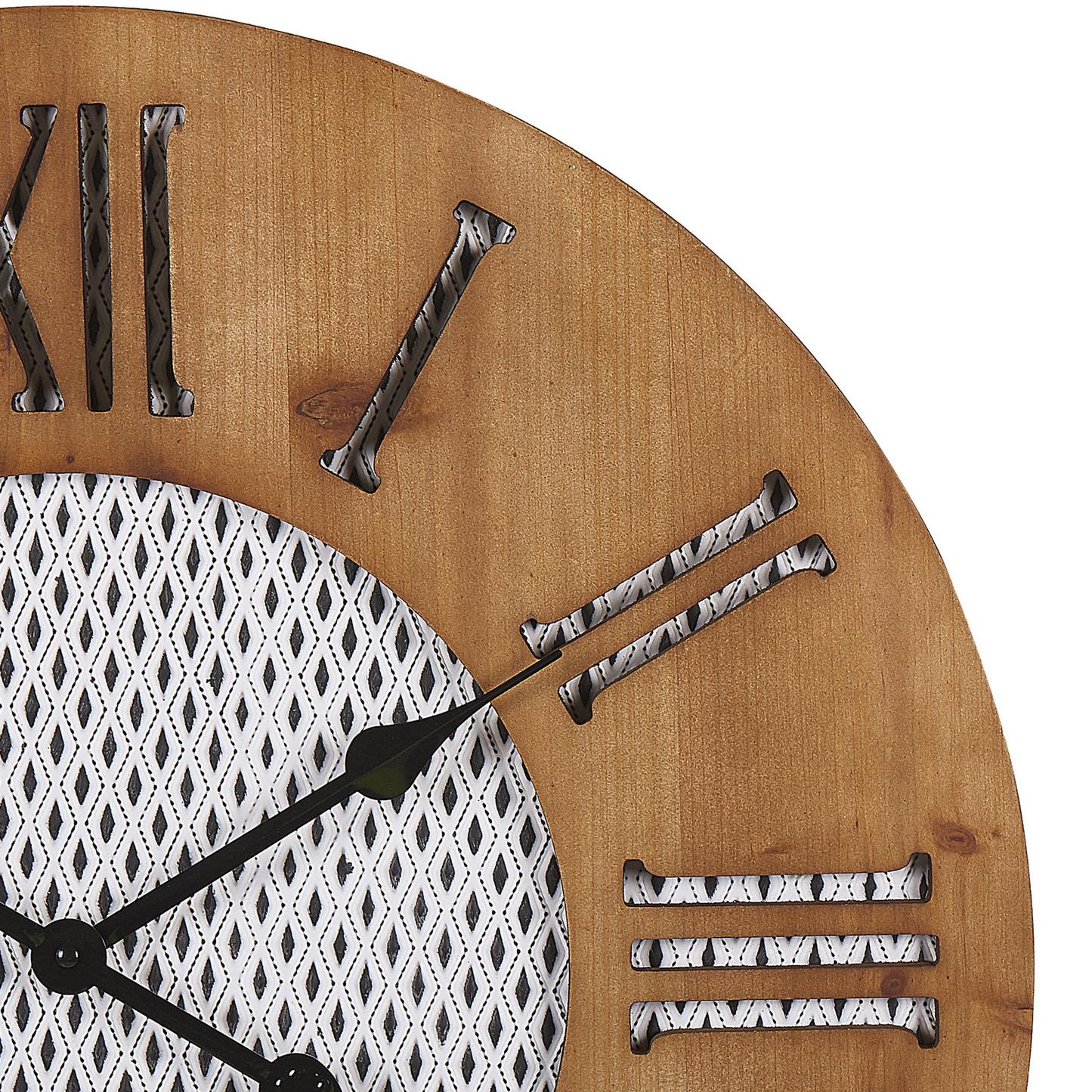 Wanduhr CUILCO 60 cm Holz Braun