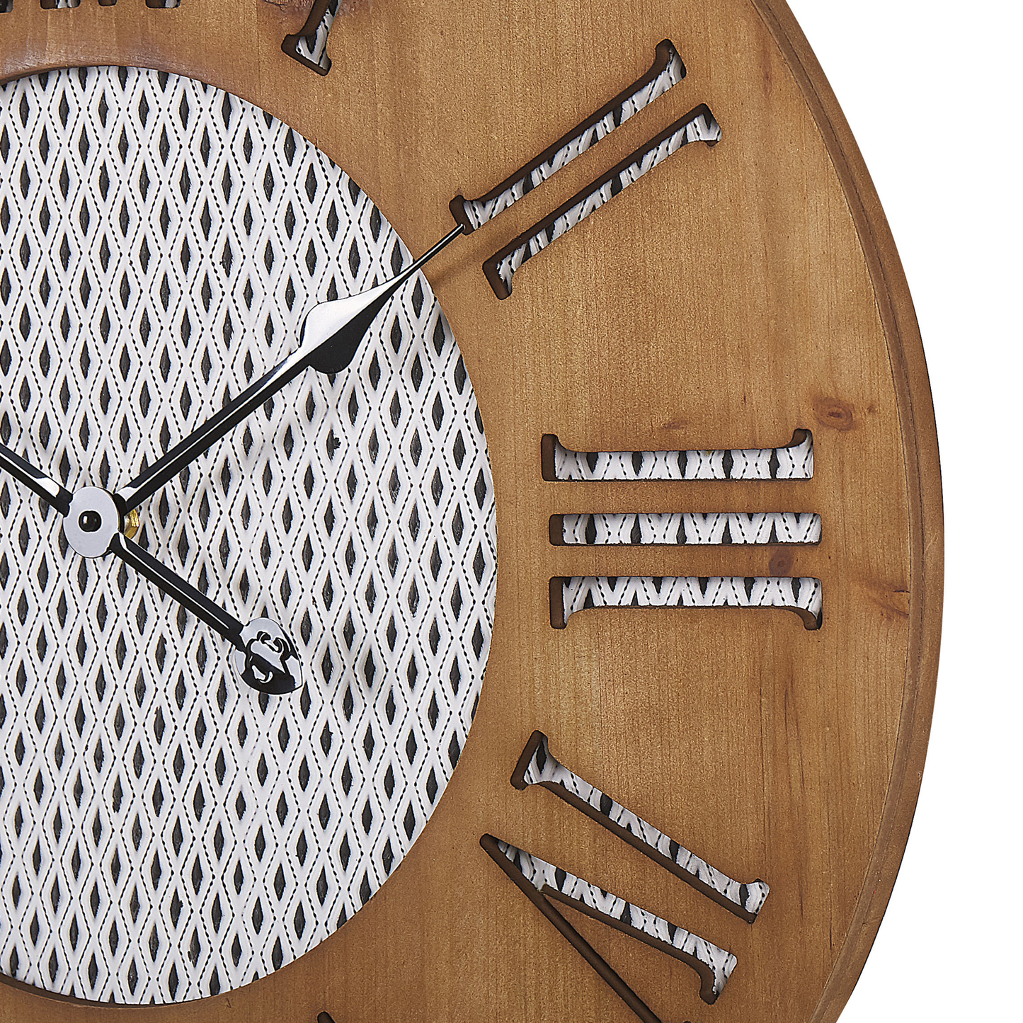 Wanduhr CUILCO 60 cm Holz Braun