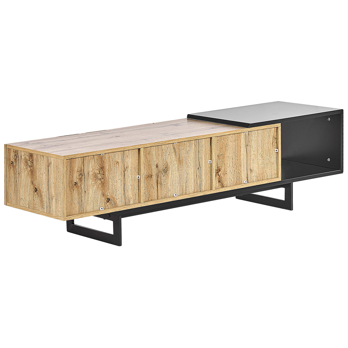 TV-Möbel FIORA Braun / Schwarz