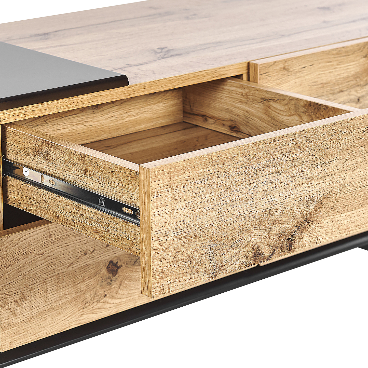 TV-Möbel FIORA Braun / Schwarz