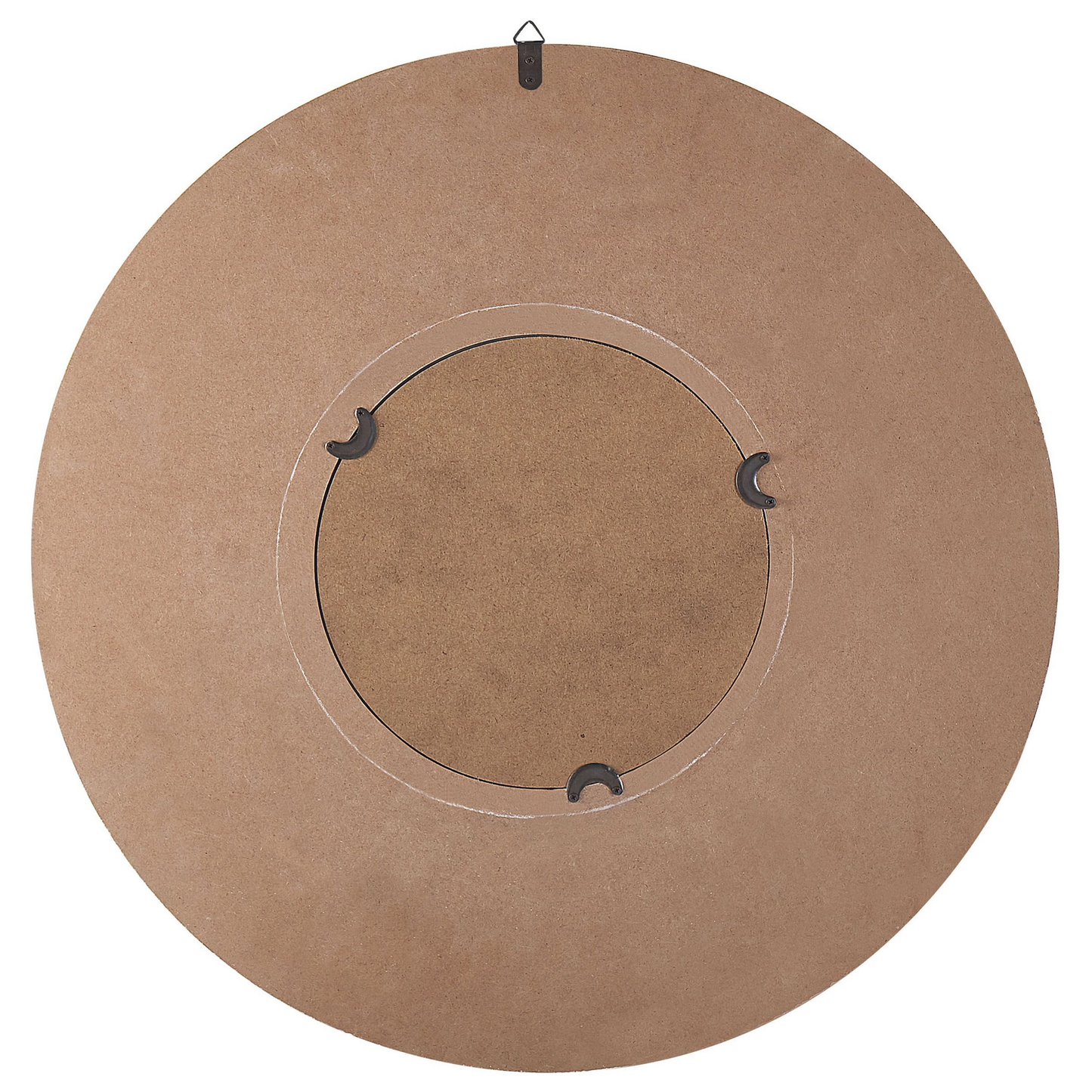 Wandspiegel POMARO 60 cm 60 cm Holz Hellbraun