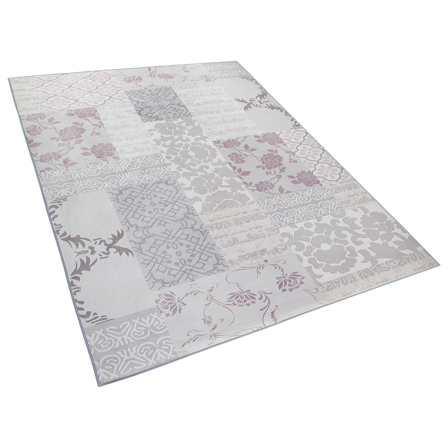 Teppich mehrfarbig 160 x 230 cm orientalisches Muster Kurzflor BALLICA