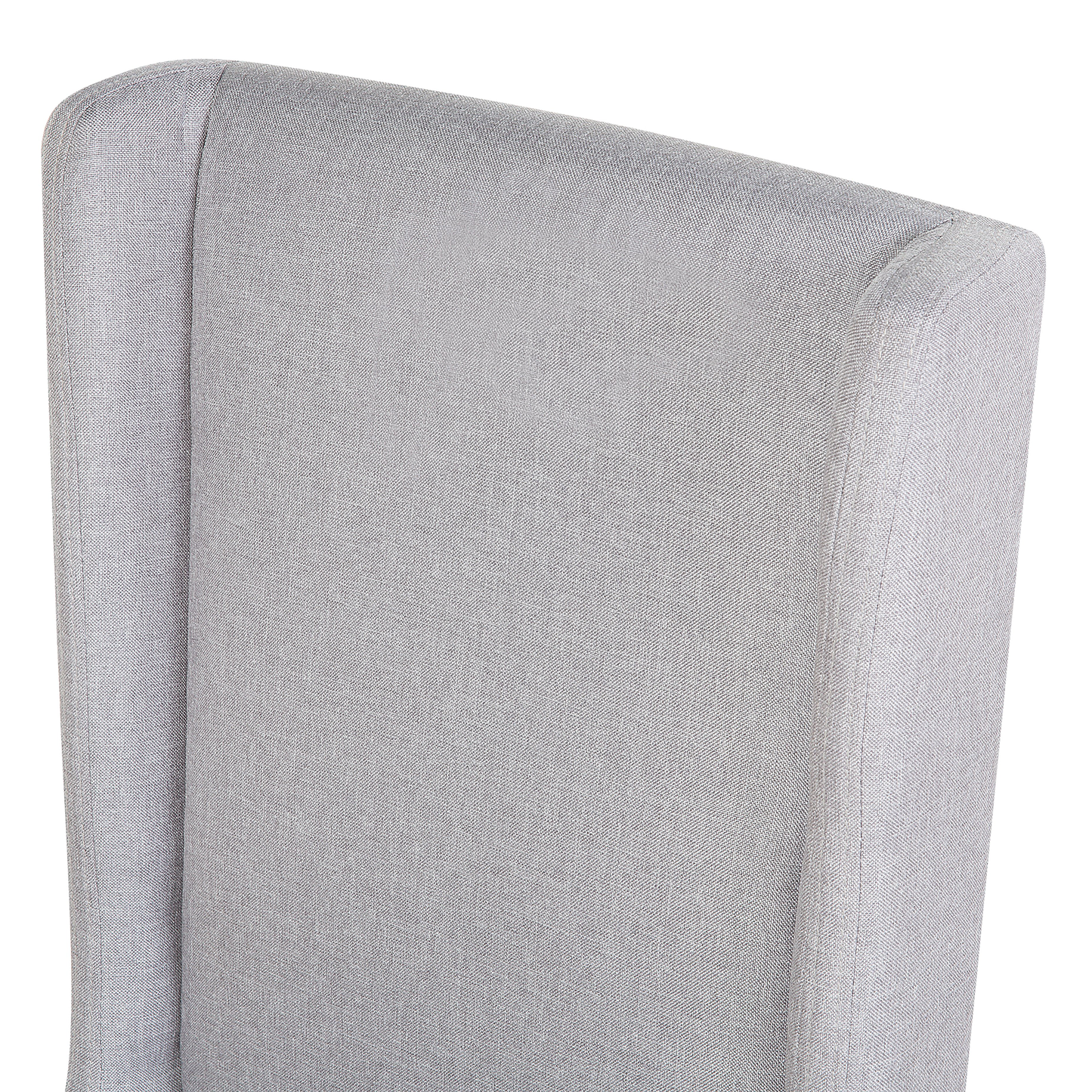 Esszimmerstuhl 2er Set CHAMBERS Baumwolle Hellgrau