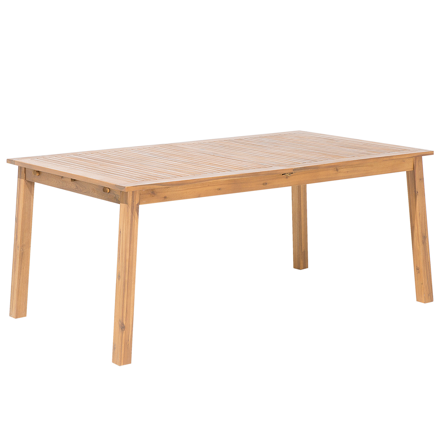 Ausziehbarer Gartentisch CESANA 180/240 cm 100 cm Akazienholz Hellbraun