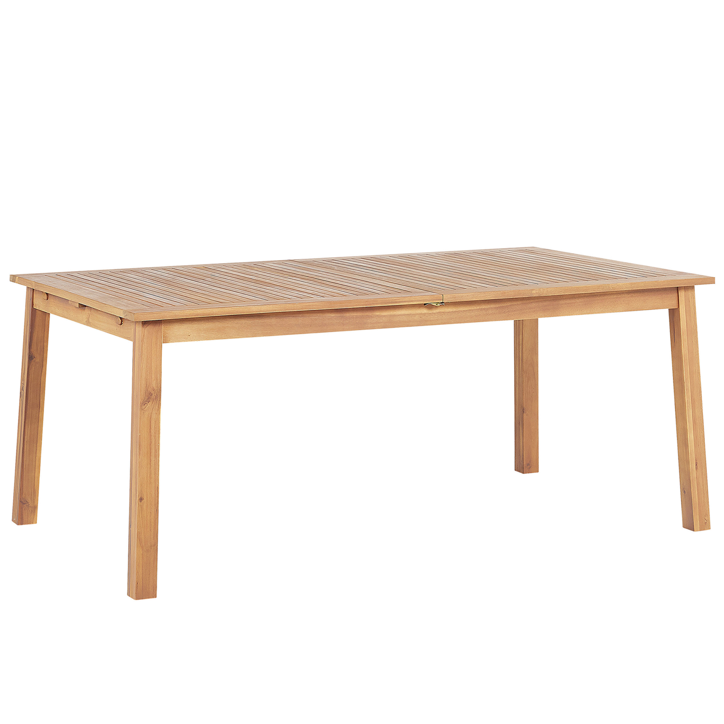 Ausziehbarer Gartentisch CESANA 180/240 cm 100 cm Akazienholz Hellbraun