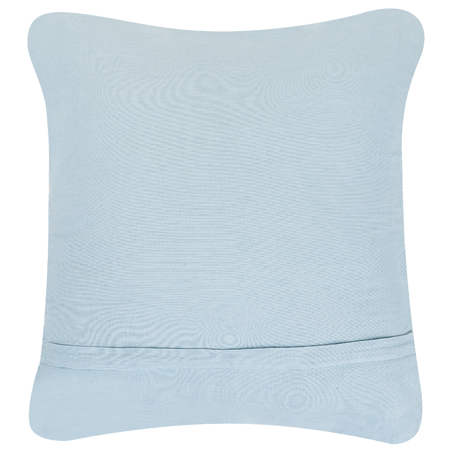 Dekokissen Baumwolle blau Makramee 45 x 40 cm GOREME