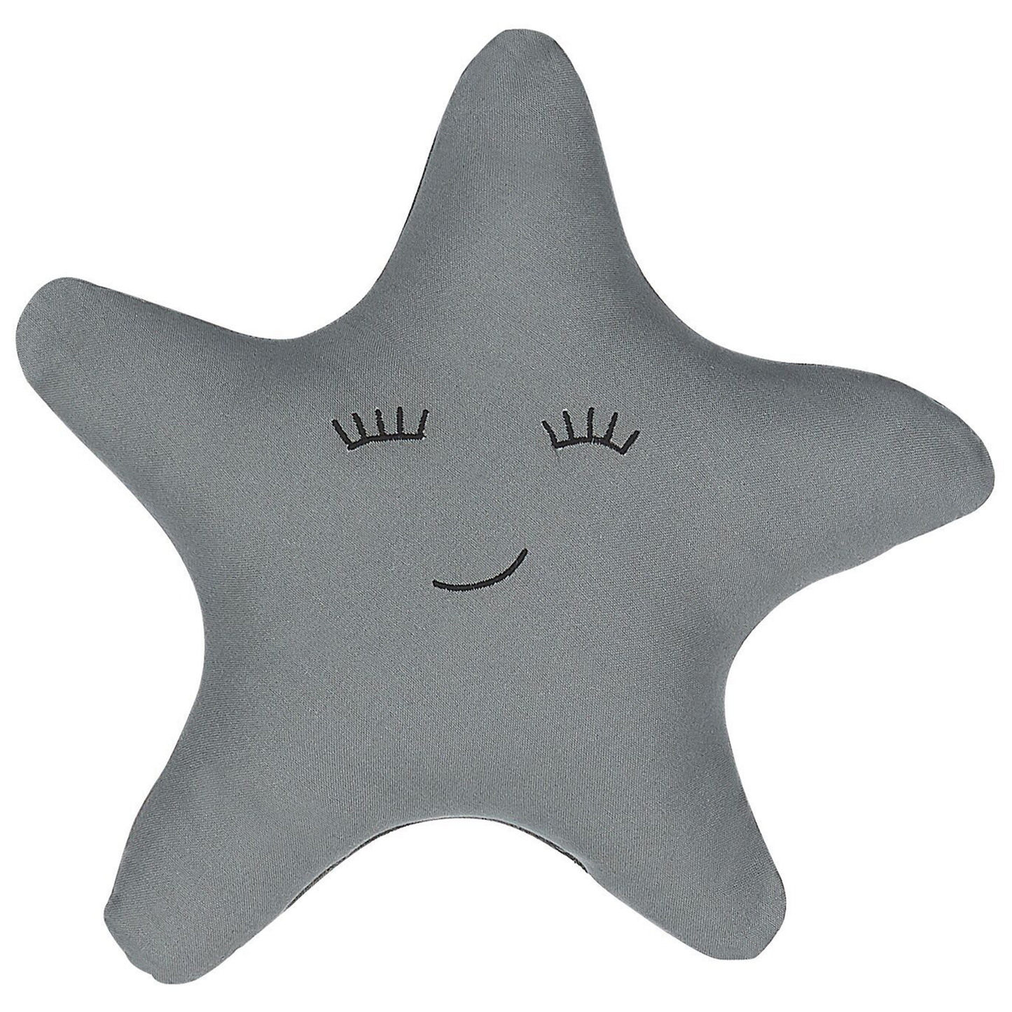 Dekokissen Sternform Baumwolle grau 40 x 40 cm 2er Set BHOPAL