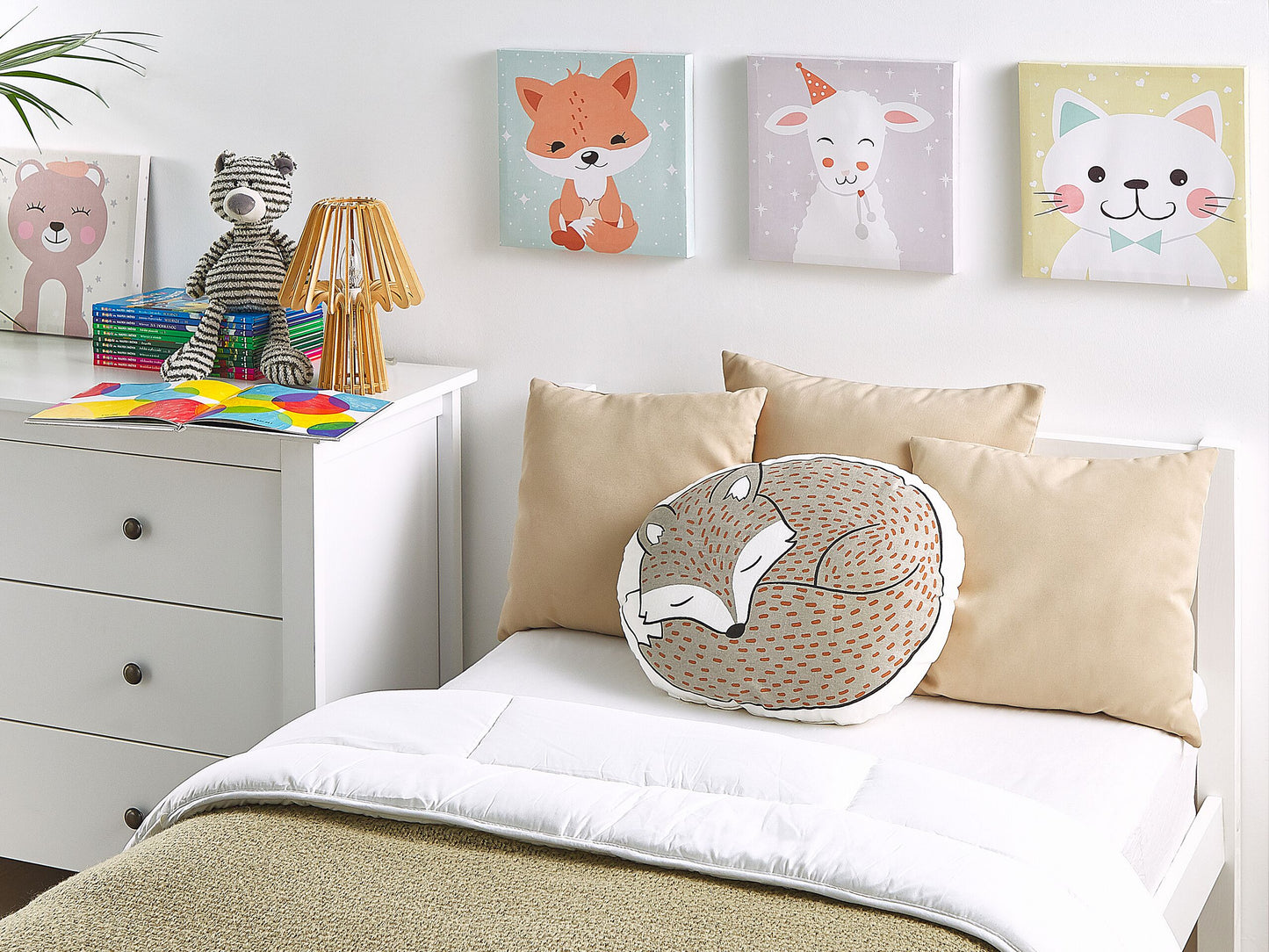 Kissen 2er Set Baumwolle Grau DHANBAD 50 x 40 cm