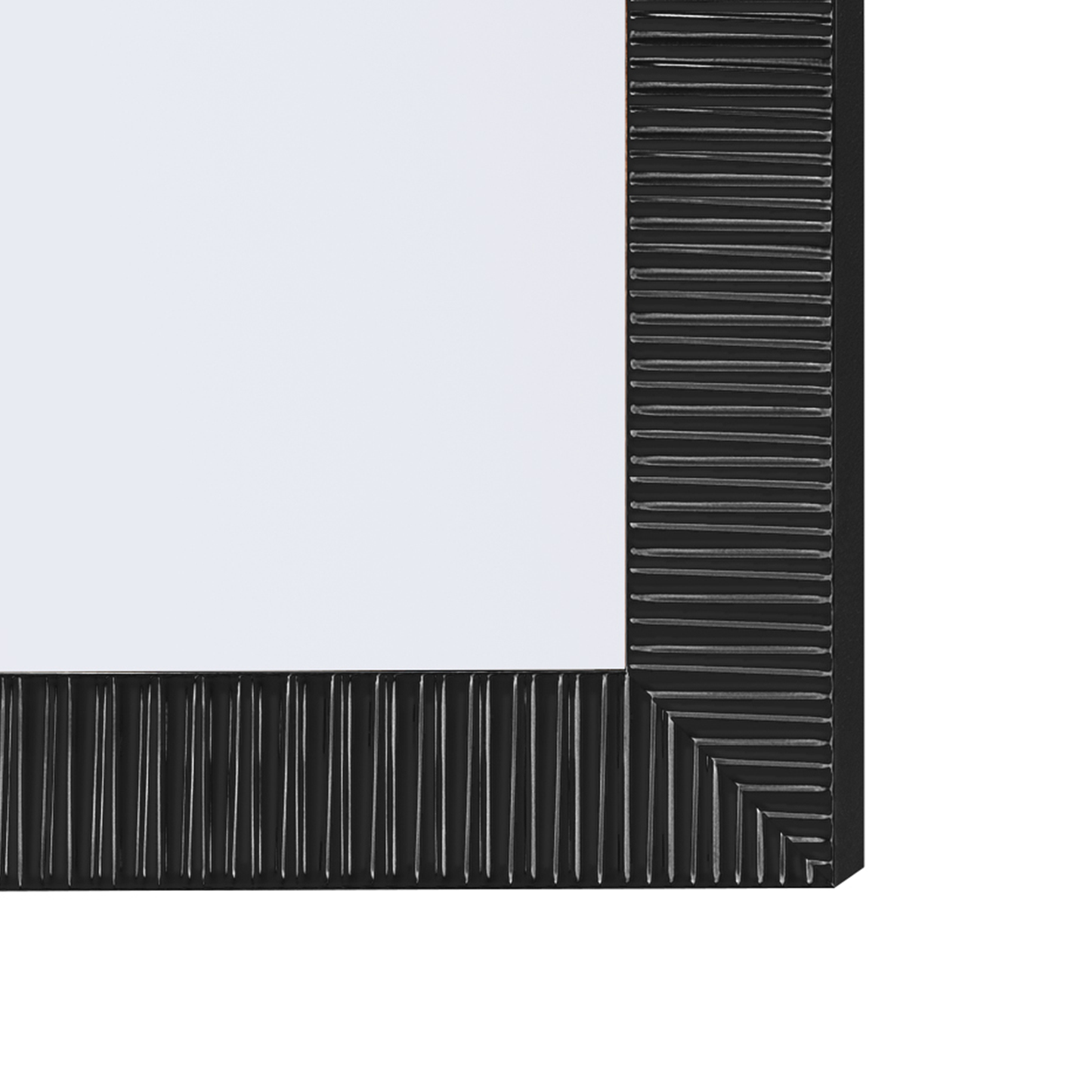 Wandspiegel DRAVEIL 50 cm 130 cm Schwarz