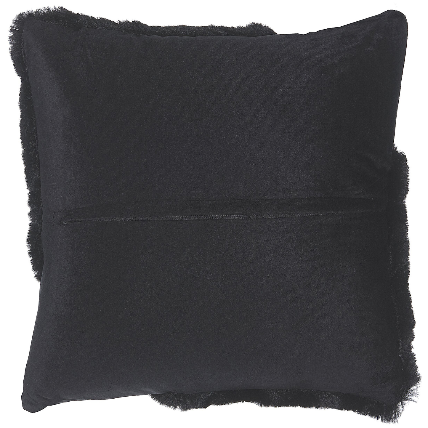 Kissen 2er Set Schwarz EHNAR 42 x 42 cm