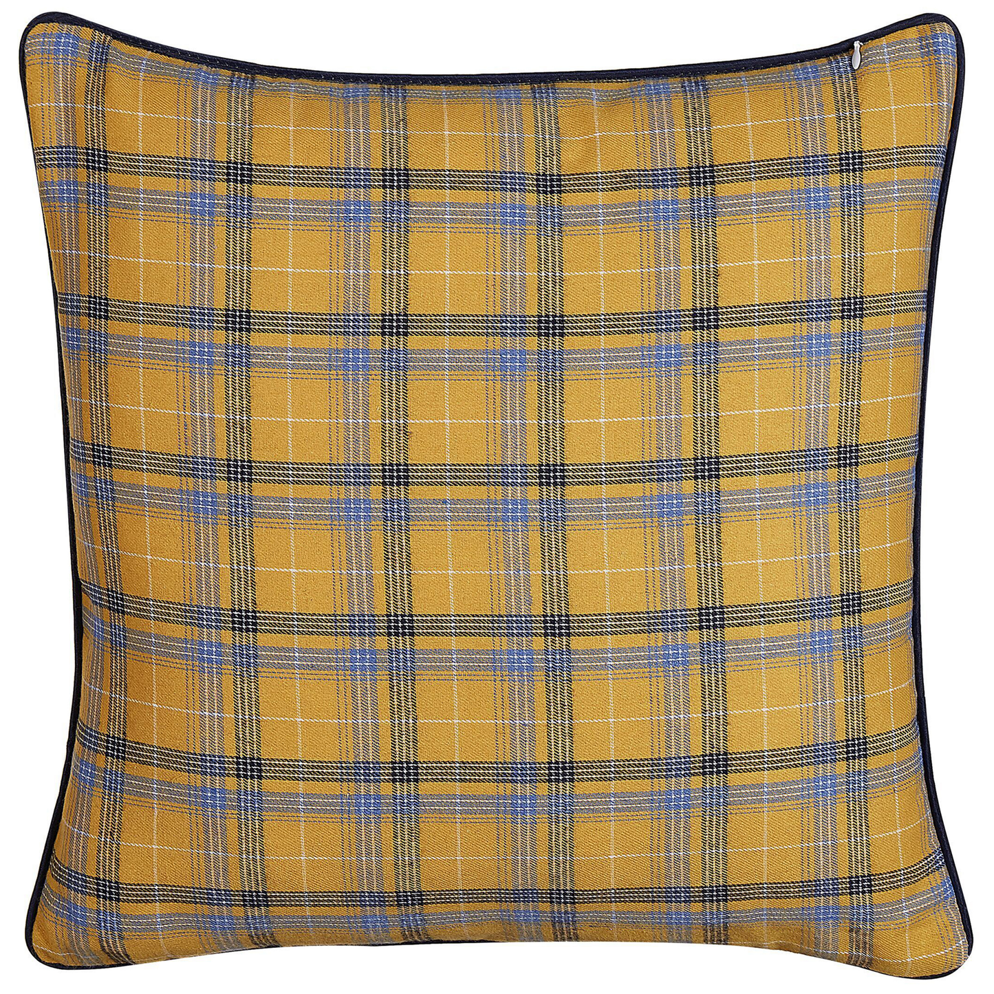Dekokissen 2er Set DICENTRA 45 x 45 cm Gelb Kariertes Muster