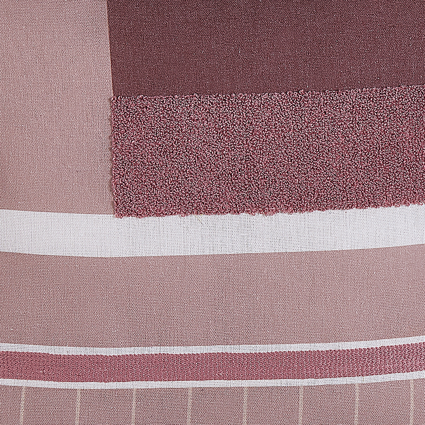 Dekokissen 2er Set ERINUS 45 x 45 cm Rot Geometrisches Muster