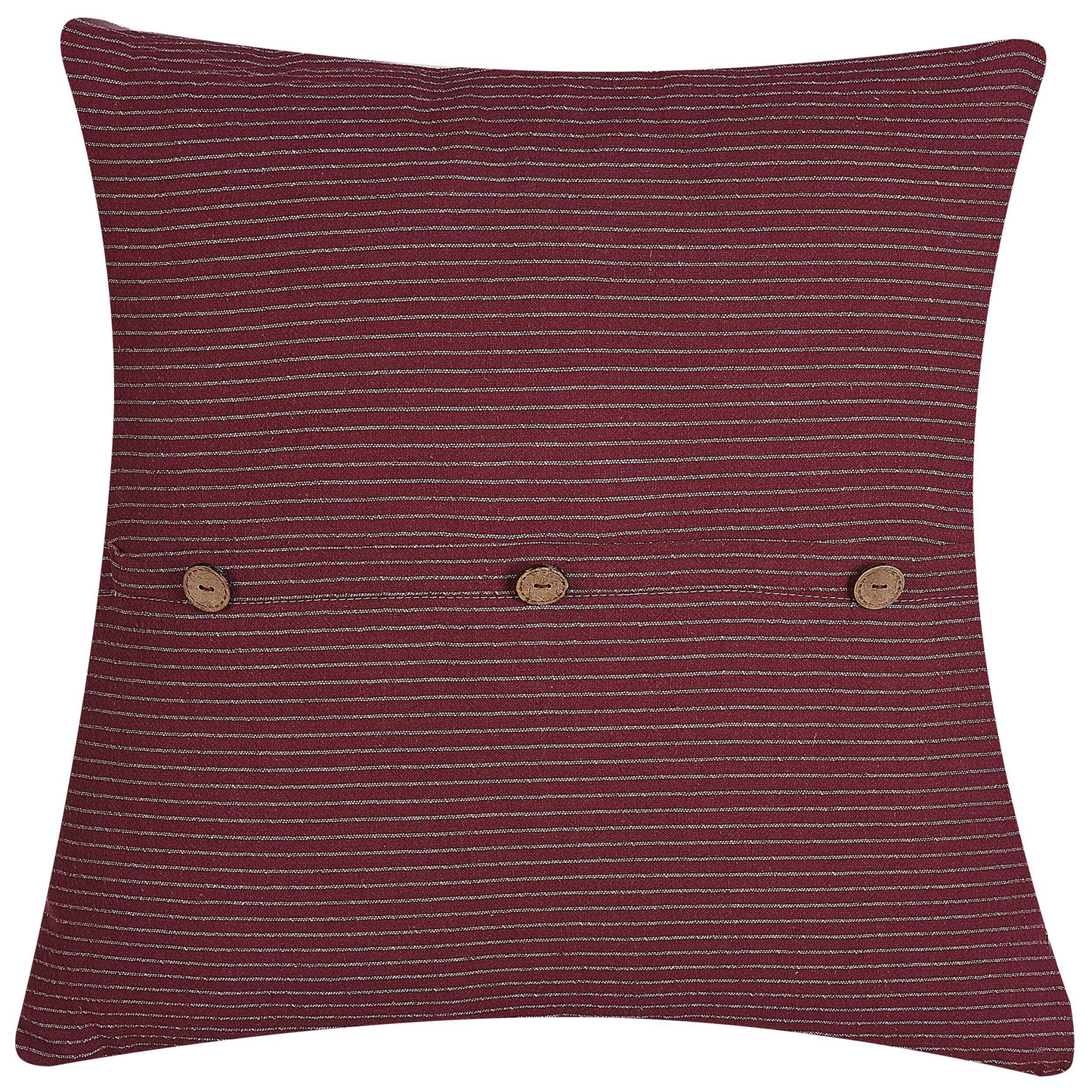 Dekokissen 2er Set CAMPANULA 43 x 43 cm Rot Ohne Muster