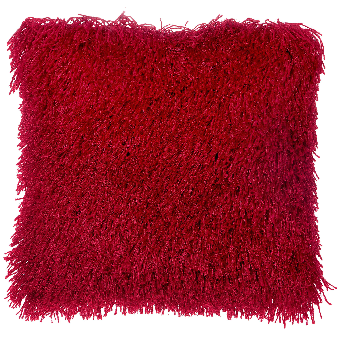 Dekokissen 2er Set CIDE 45 x 45 cm Dunkelrot Ohne Muster
