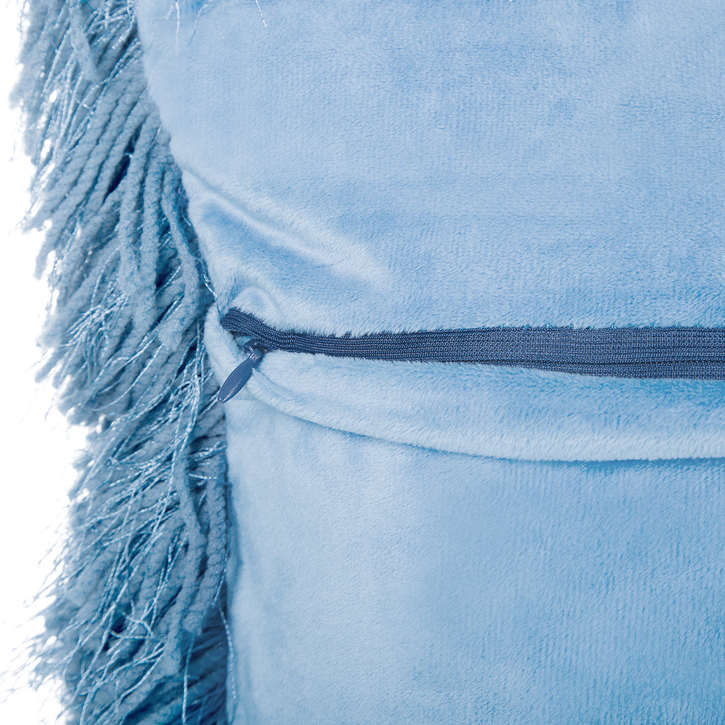Dekokissen 2er Set CIDE 45 x 45 cm Blau Ohne Muster