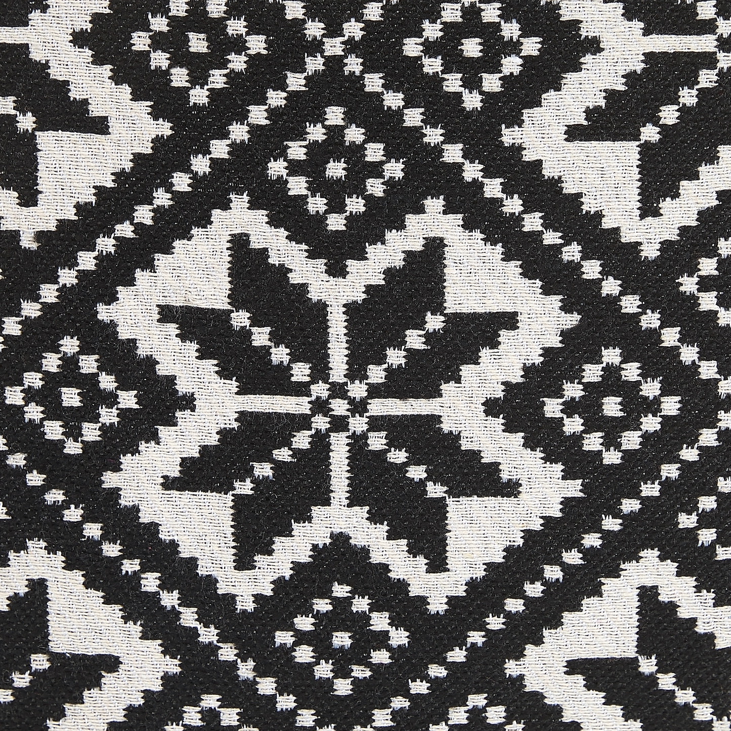 Dekokissen 2er Set BESKOZ Baumwolle 45 x 45 cm Schwarz Geometrisches Muster