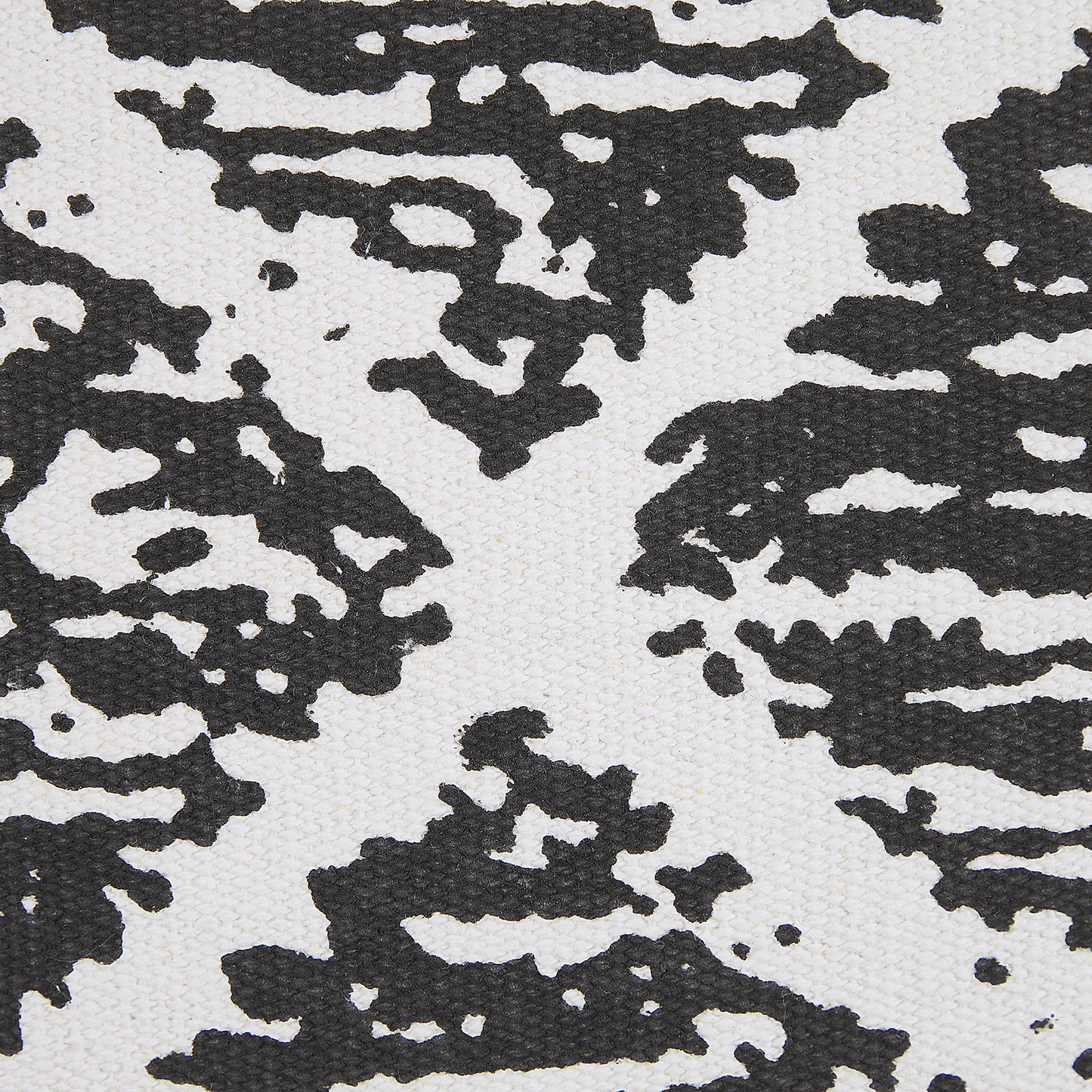 Dekokissen 2er Set HAZRO Baumwolle 45 x 45 cm Schwarz Geometrisches Muster