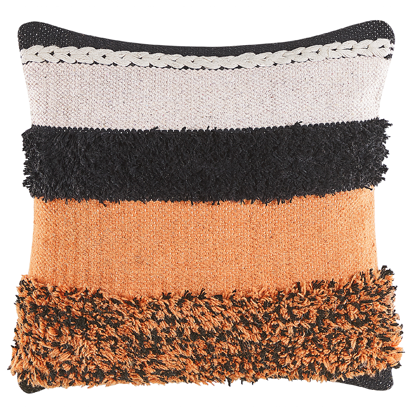Dekokissen 2er Set MIHALGAZI Baumwolle 45 x 45 cm Bunt Streifenmuster