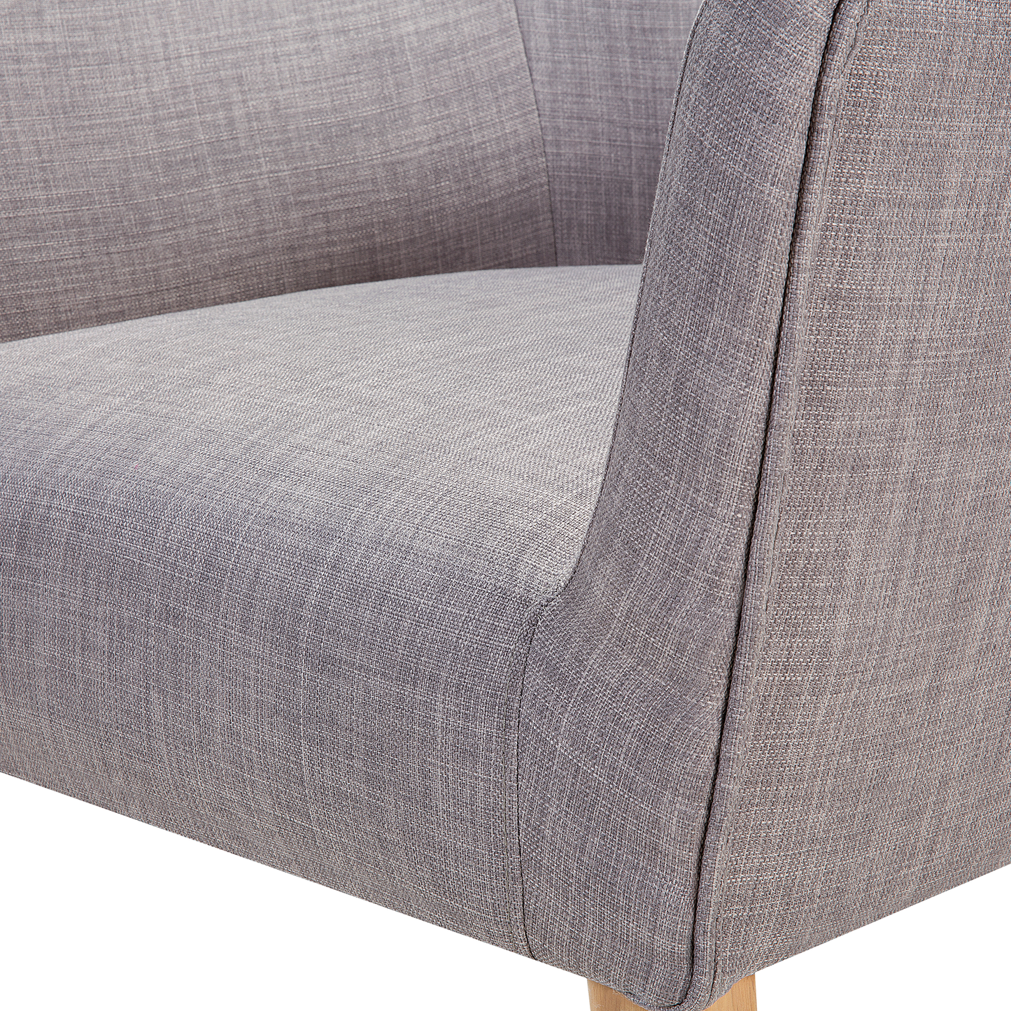 Sessel ANGEN Stoff Hellgrau