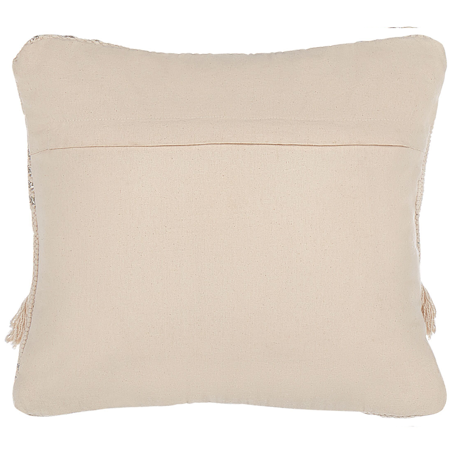 Dekokissen 2er Set VAYALI Baumwolle 45 x 45 cm Beige Streifenmuster
