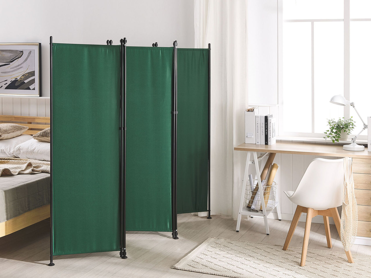 Raumteiler 5-teilig NARNI Grün 267 cm 170 cm