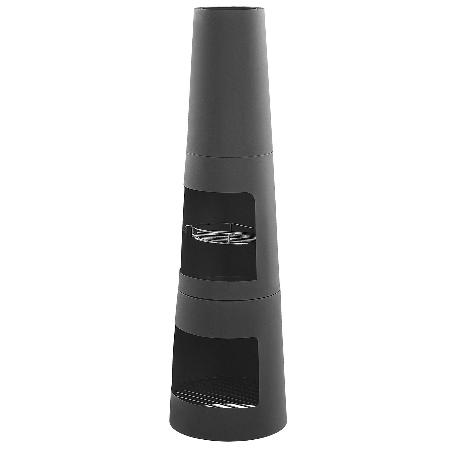 Grill-Feuerstelle TROMEN Metall Schwarz