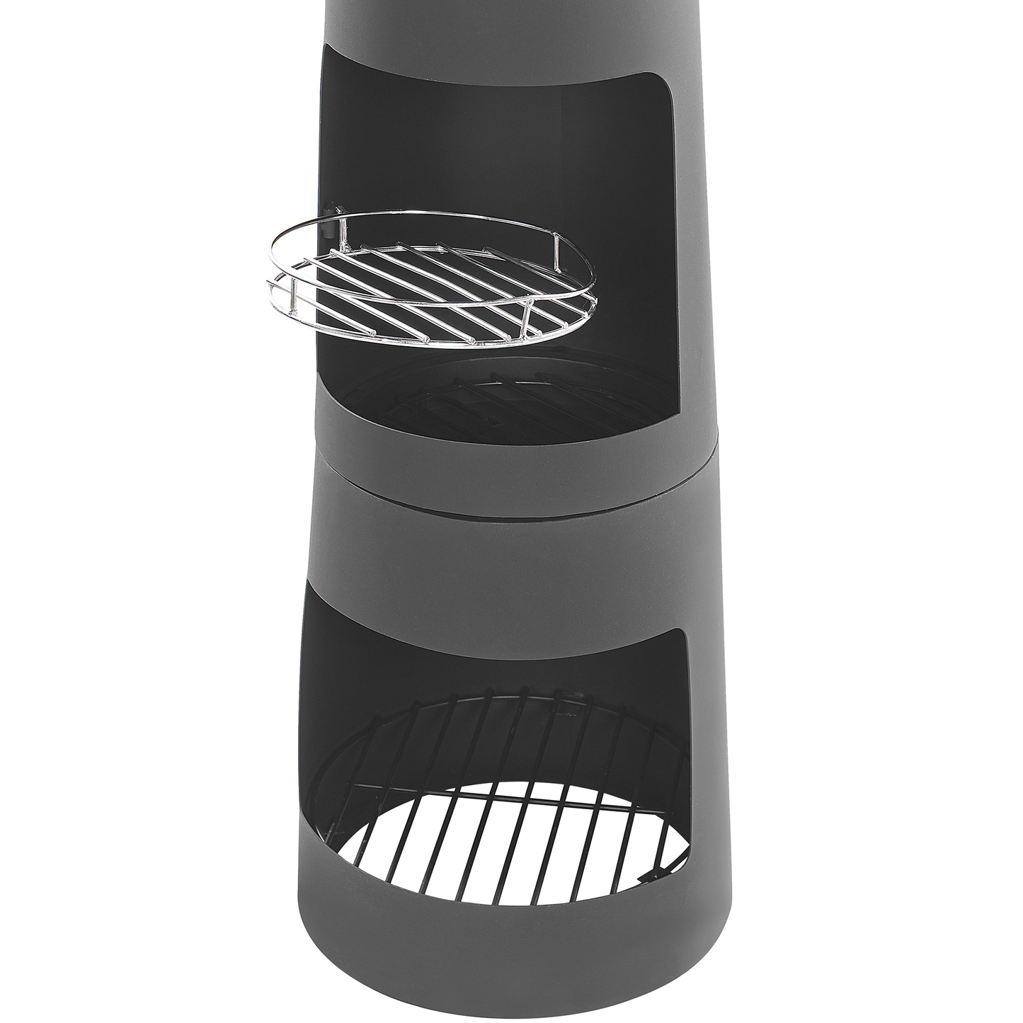 Grill-Feuerstelle TROMEN Metall Schwarz