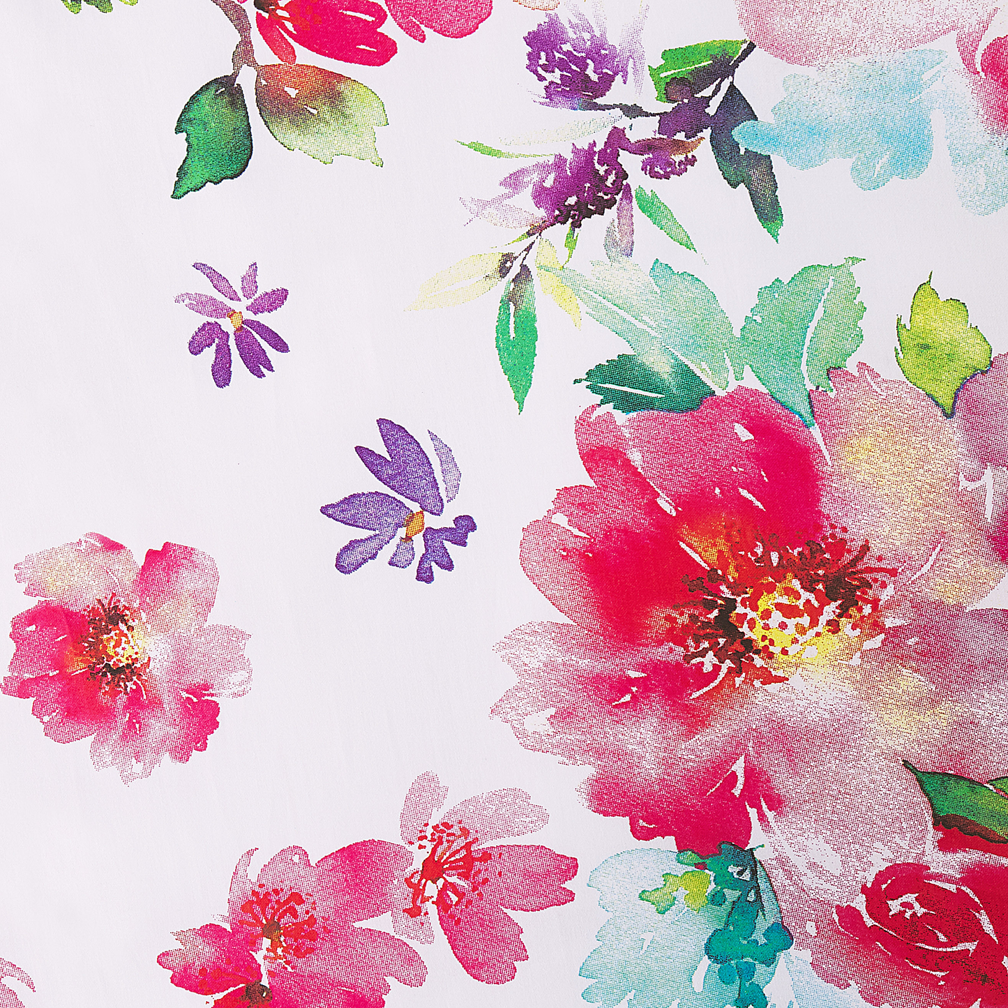 Bettwäsche-Set LARYNHILL Baumwollsatin 155 x 220 cm Rosa