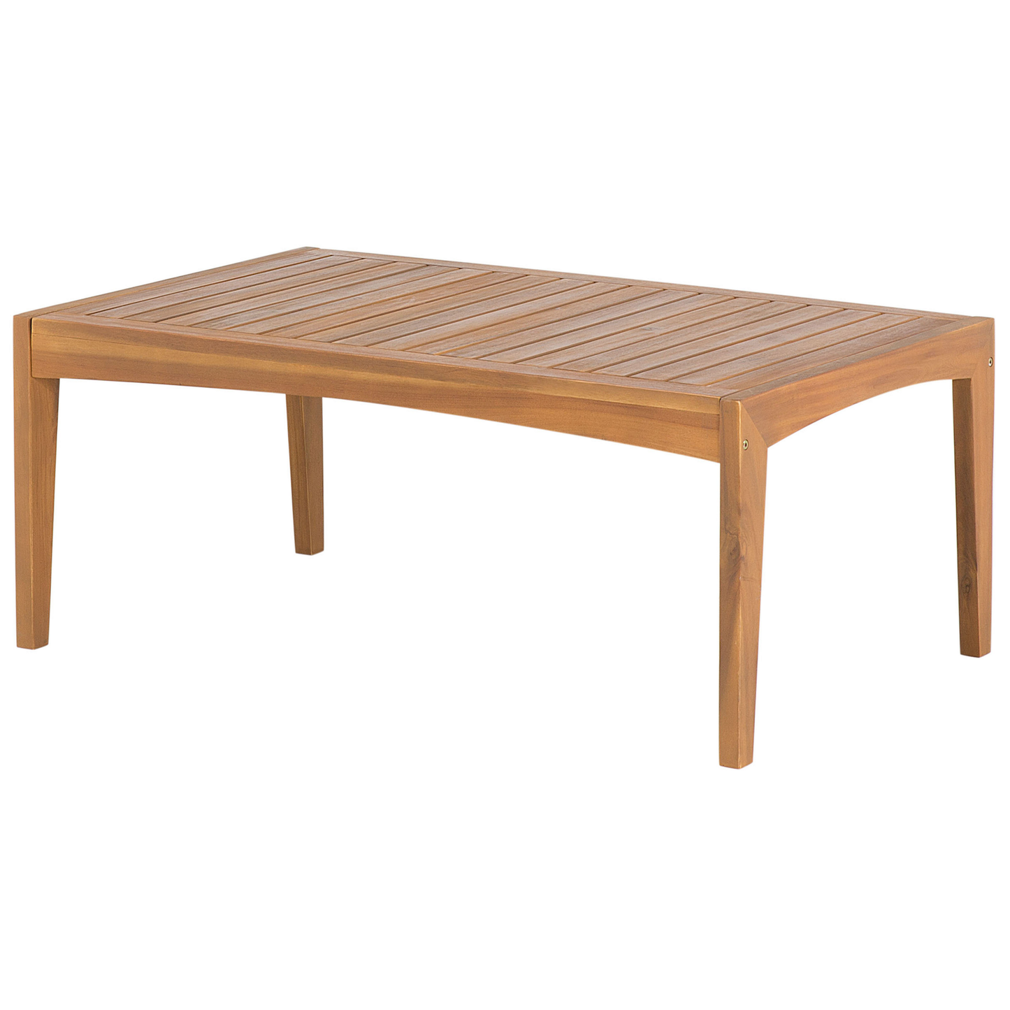 Lounge Set mit Tisch 7-Sitzer PATAJA zertifiziertes Akazienholz Hellbraun
