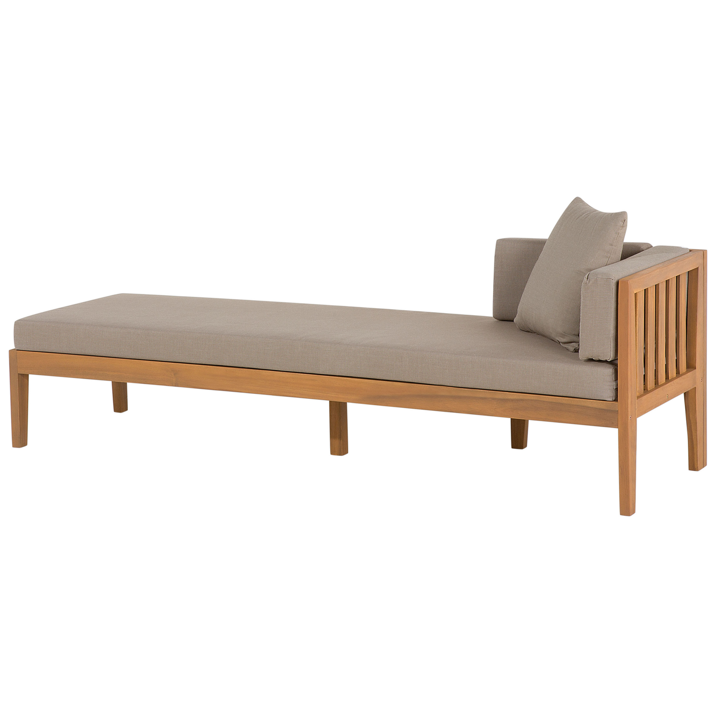 Lounge Set mit Tisch 7-Sitzer PATAJA Akazienholz Hellbraun