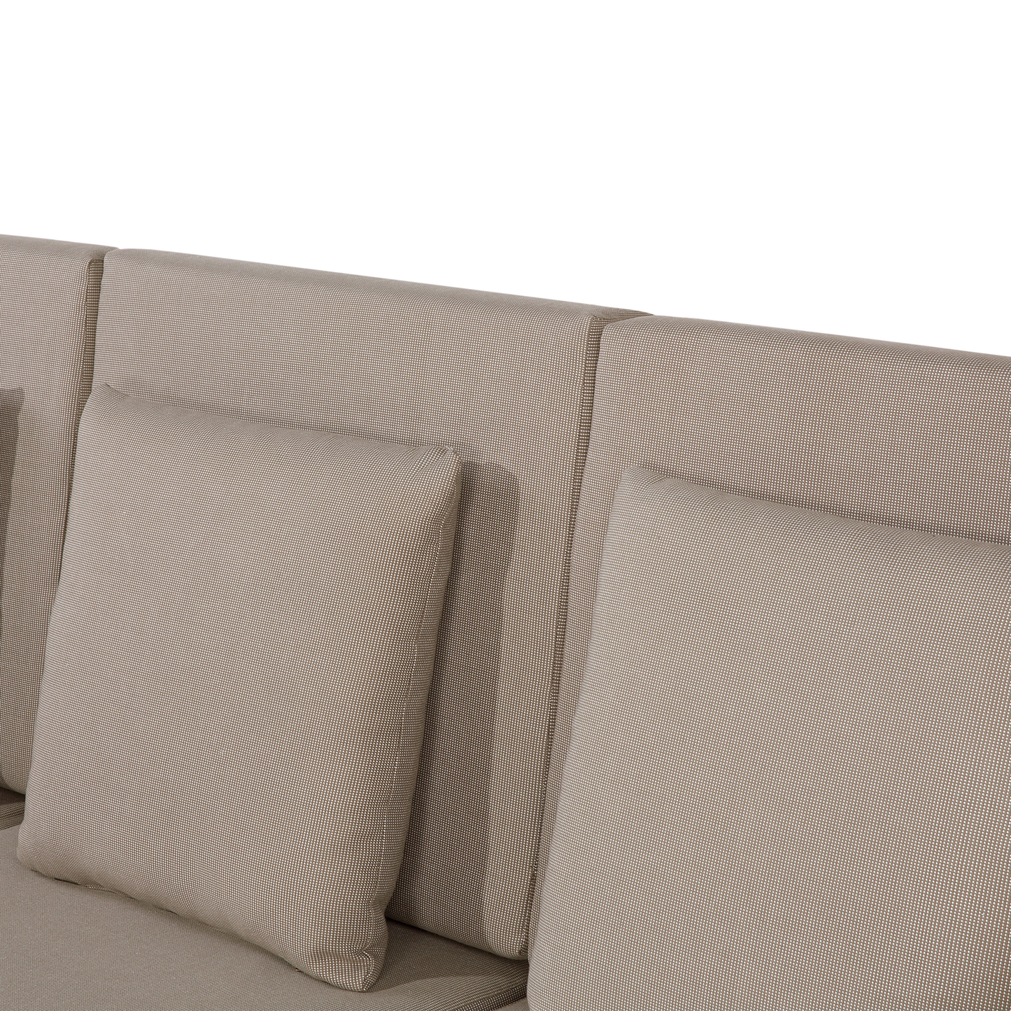 Lounge Set mit Tisch 7-Sitzer PATAJA Akazienholz Hellbraun