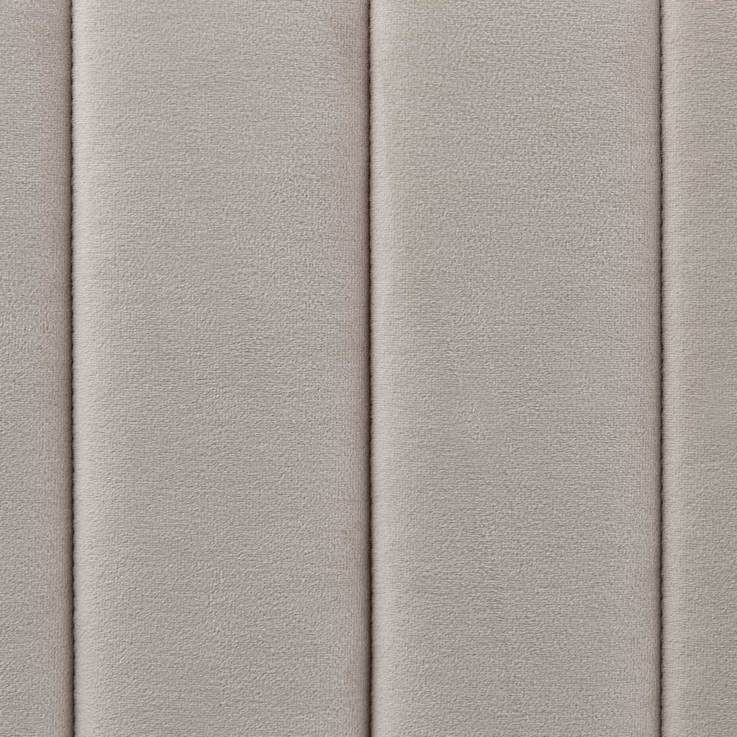 Bett mit Lattenrost Samtstoff LUNAN 140 x 200 cm Taupe