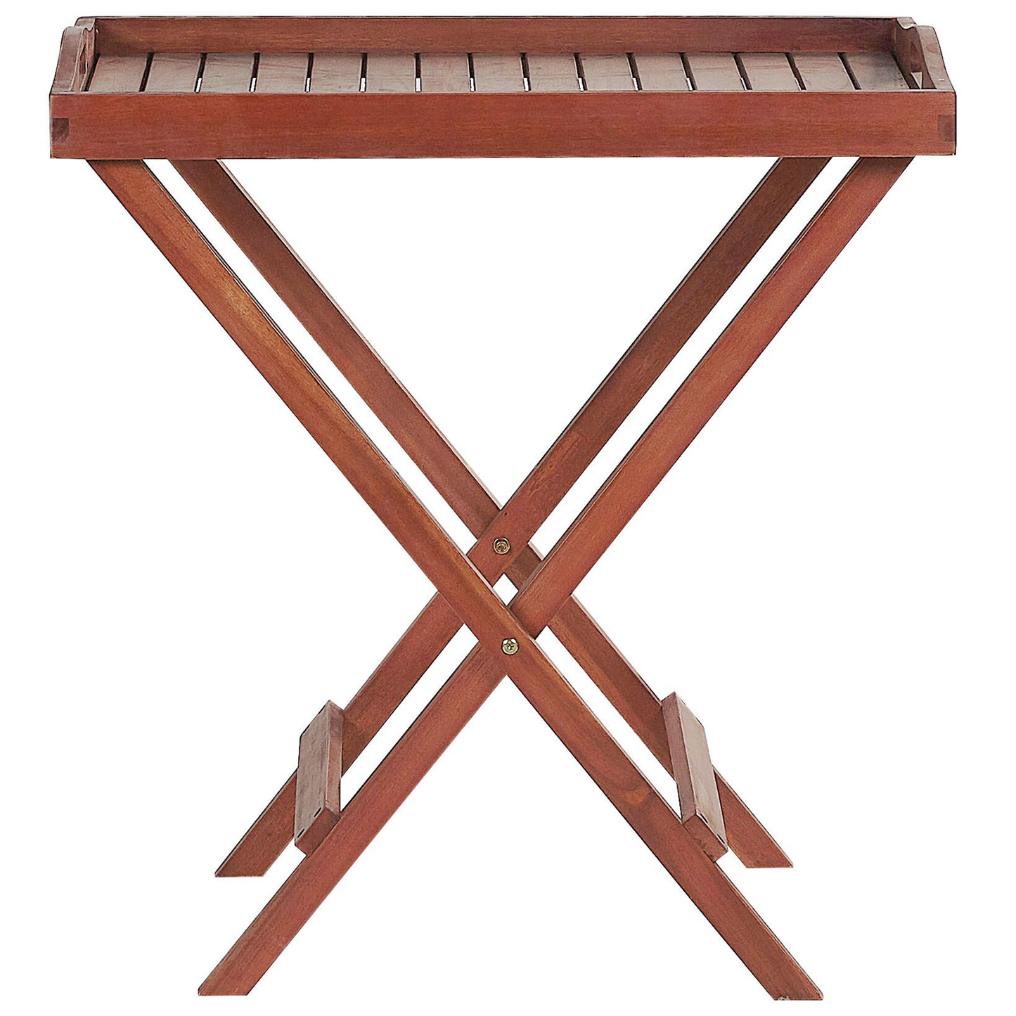 Bistro Set mit Kissen Holz Cremeweiss TOSCANA