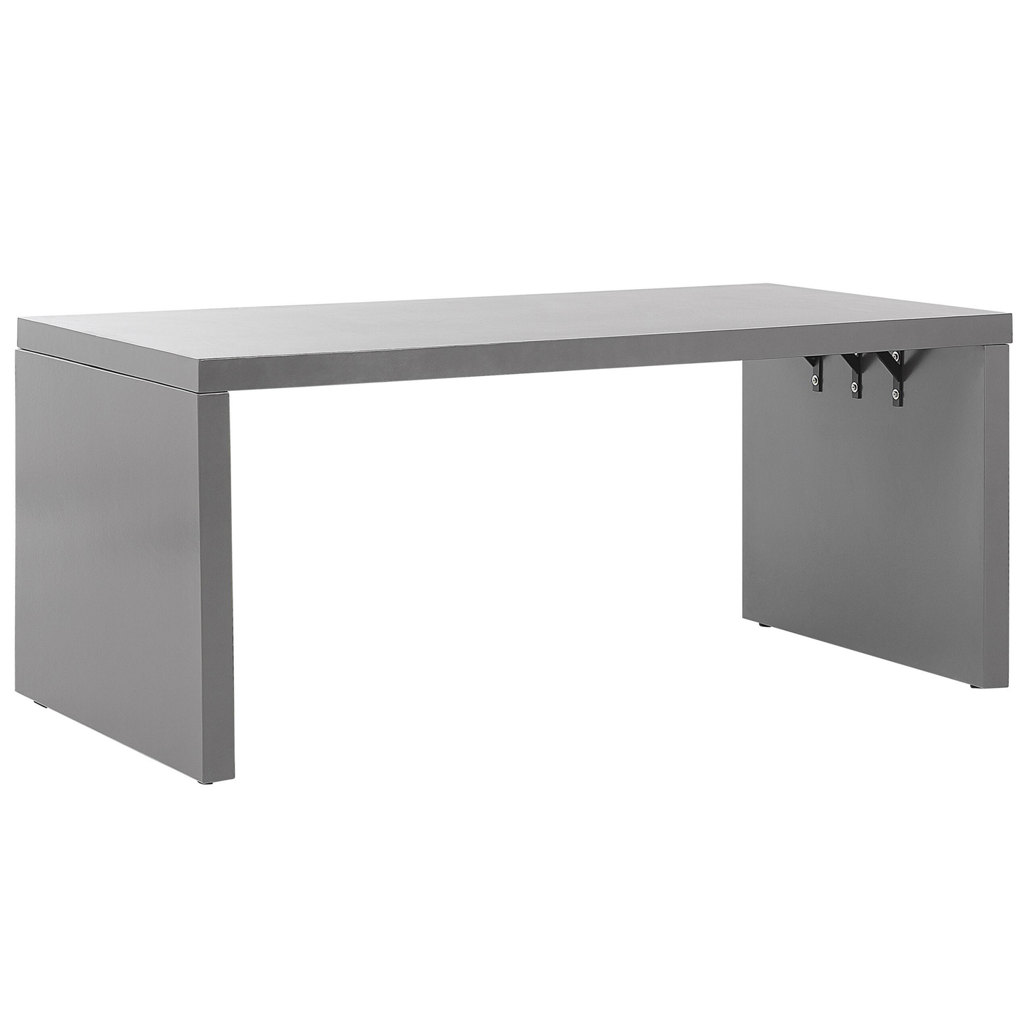 Gartenmöbel Set mit Hockern 6-Sitzer TARANTO Beton Grau