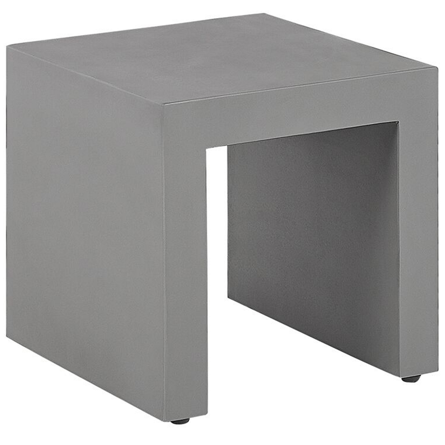 Gartenmöbel Set mit Hockern 6-Sitzer TARANTO Beton Grau