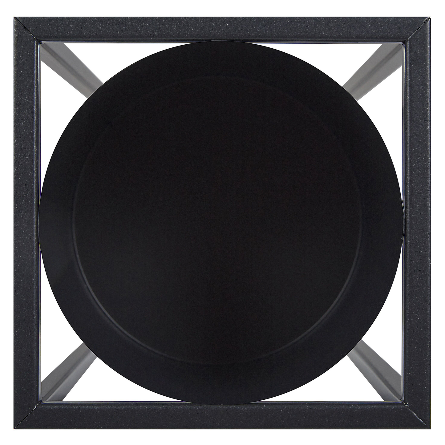 Blumentopf mit Beinen IDRA Metall 15 cm Schwarz