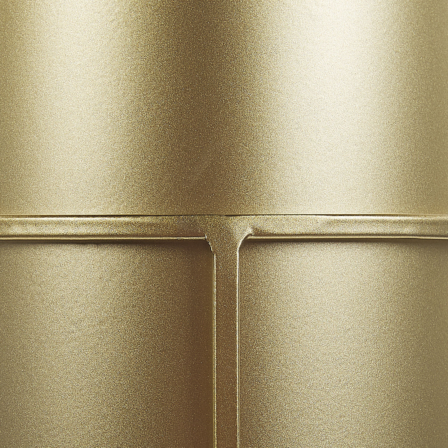 Blumentopf mit Beinen MILEA Metall 16 cm Gold