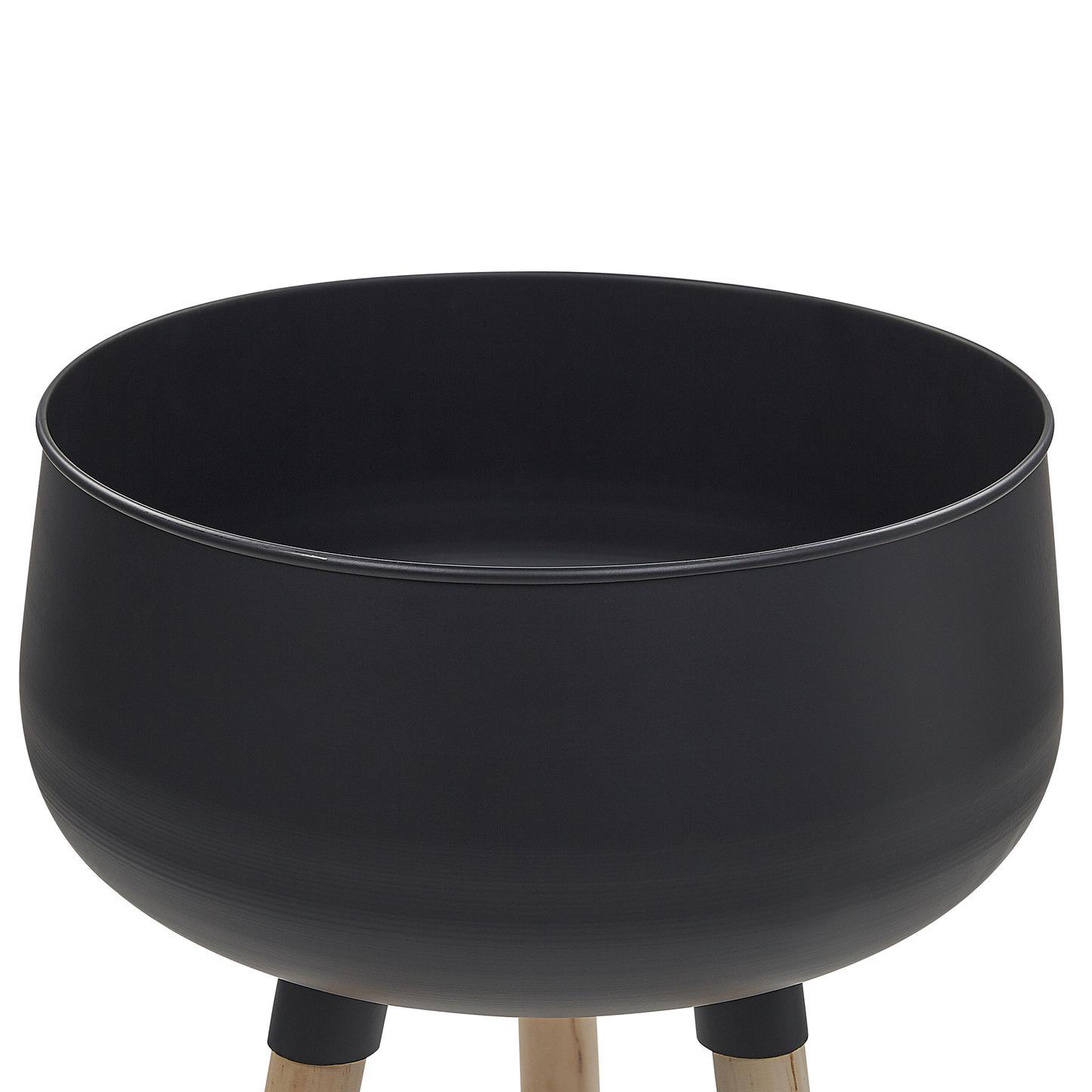 Blumentopf mit Beinen AGROS Metall 35 cm Schwarz