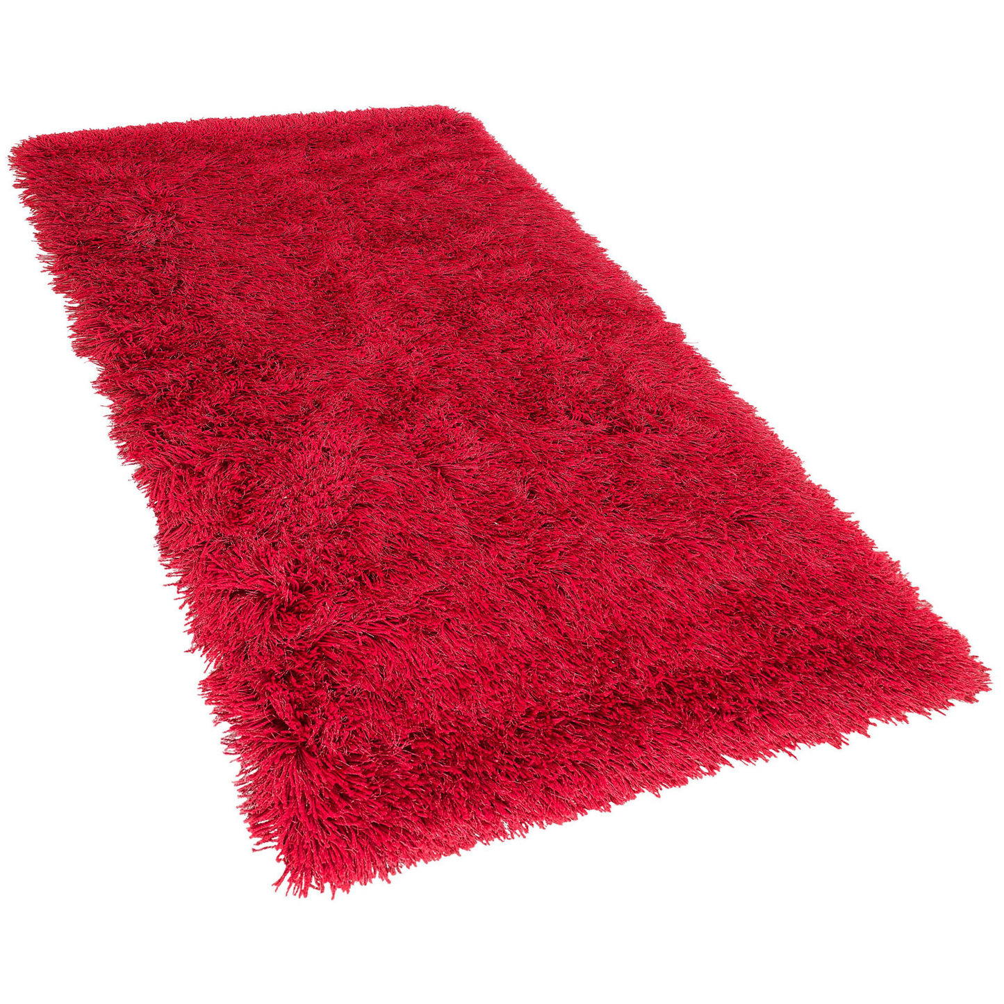 Teppich rot 80 x 150 cm Shaggy CIDE